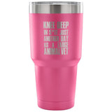 Large Animal Vet- Knee deep in s*it- just another day 30oz Vacuum Tumbler-Tumblers-I love Veterinary
