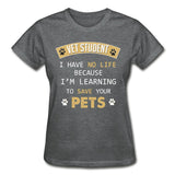 Learning to save your pets Gildan Ultra Cotton Ladies T-Shirt-Ultra Cotton Ladies T-Shirt | Gildan G200L-I love Veterinary