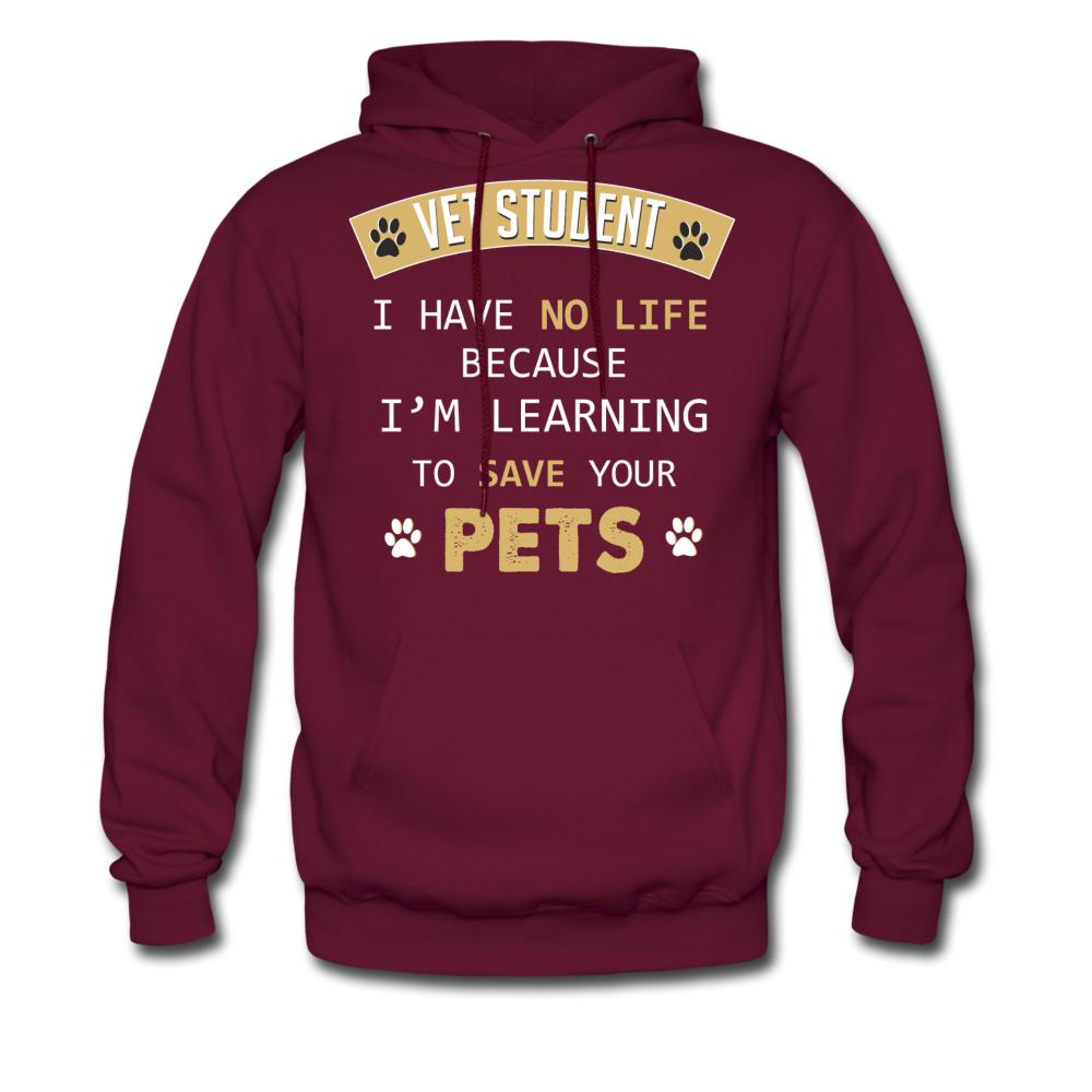 Learning to save your pets Unisex Hoodie-Men's Hoodie | Hanes P170-I love Veterinary