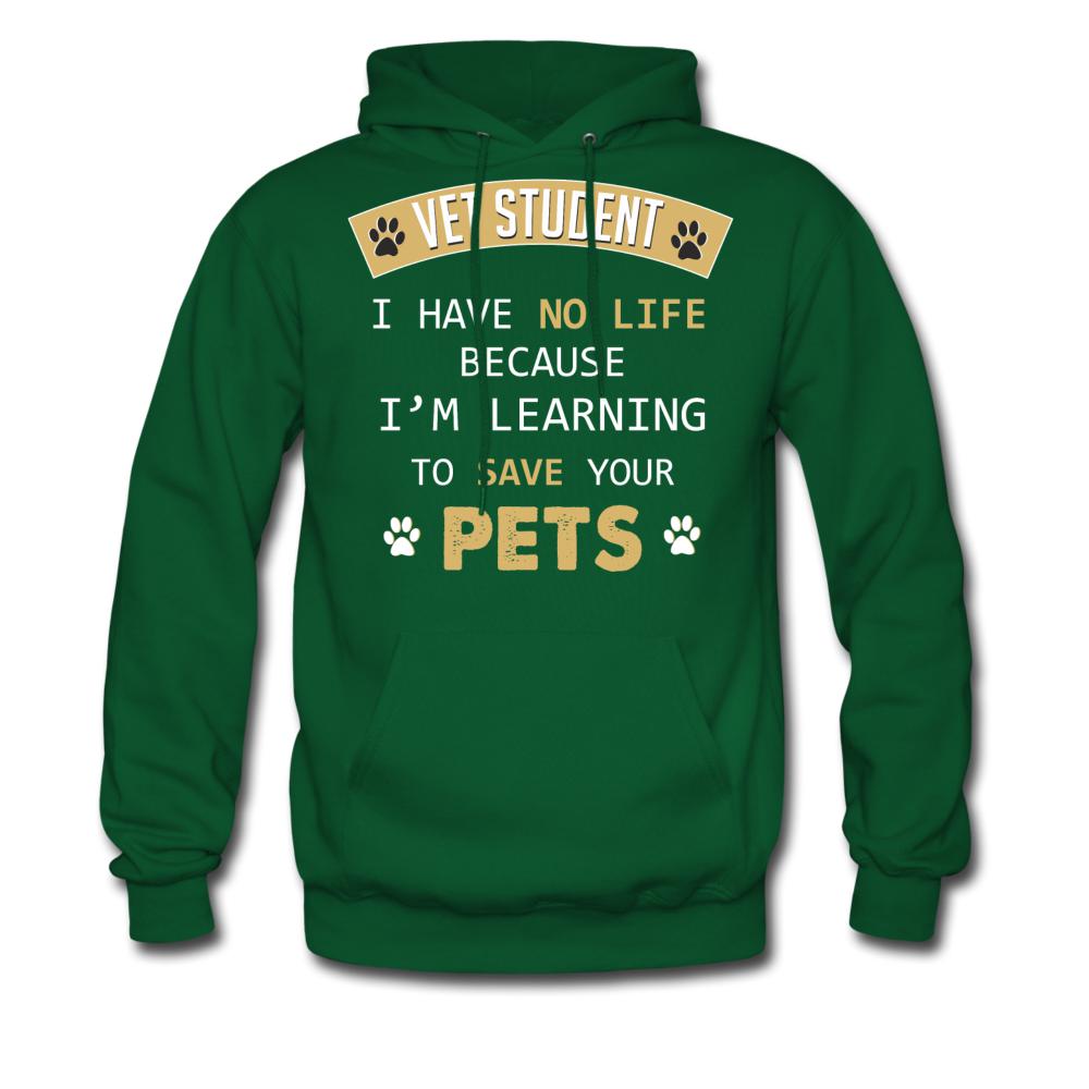Learning to save your pets Unisex Hoodie-Men's Hoodie | Hanes P170-I love Veterinary