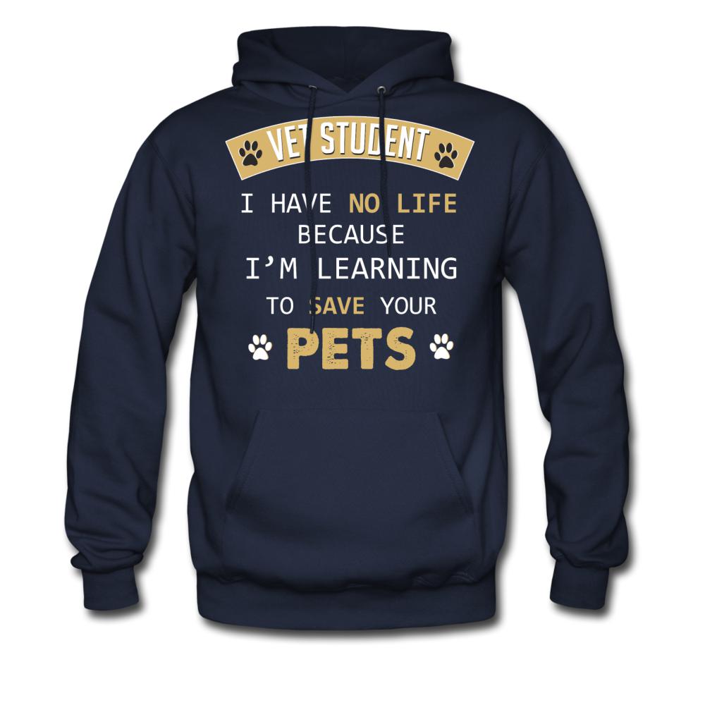 Learning to save your pets Unisex Hoodie-Men's Hoodie | Hanes P170-I love Veterinary