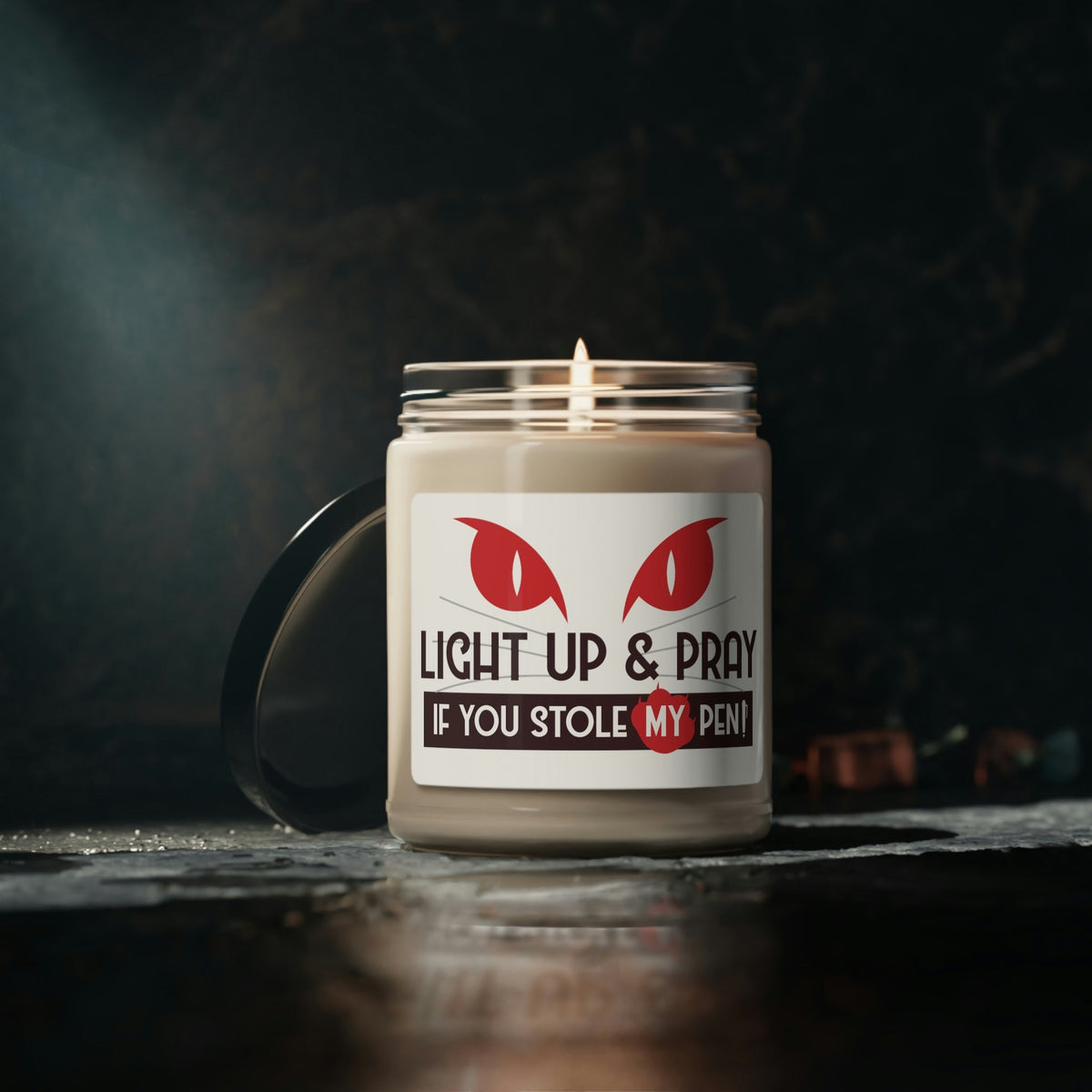 Light up and pray if you stole my pen - Scented Soy Candle-Candles-I love Veterinary