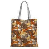 Lion, zebra, giraffe pattern Classic Sublimation Tote Bag-Classic Sublimation Tote Bag-I love Veterinary