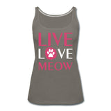 Live, Love, Meow Women's Tank Top-Women’s Premium Tank Top | Spreadshirt 917-I love Veterinary