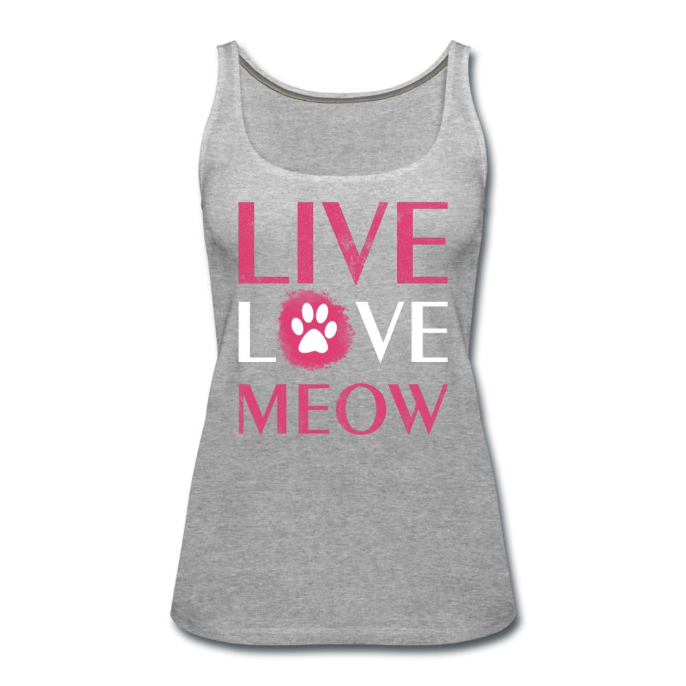 Live, Love, Meow Women's Tank Top-Women’s Premium Tank Top | Spreadshirt 917-I love Veterinary