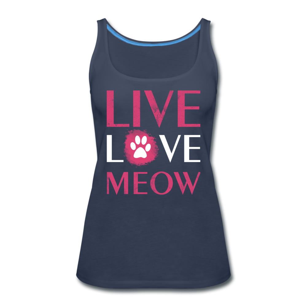 Live, Love, Meow Women's Tank Top-Women’s Premium Tank Top | Spreadshirt 917-I love Veterinary