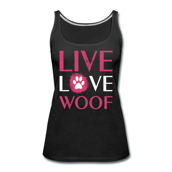 Live, Love, Woof Women's Tank Top-Women’s Premium Tank Top | Spreadshirt 917-I love Veterinary