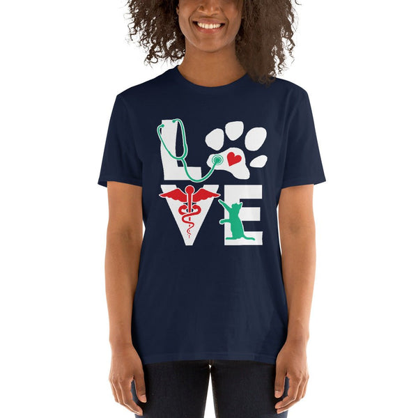 Love cat Unisex T-shirt-I love Veterinary