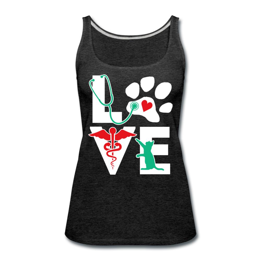 Love cat Women's Tank Top-Women’s Premium Tank Top | Spreadshirt 917-I love Veterinary