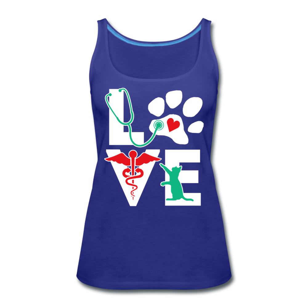 Love cat Women's Tank Top-Women’s Premium Tank Top | Spreadshirt 917-I love Veterinary