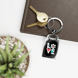 Love dog and cat Keychain-Keychains-I love Veterinary