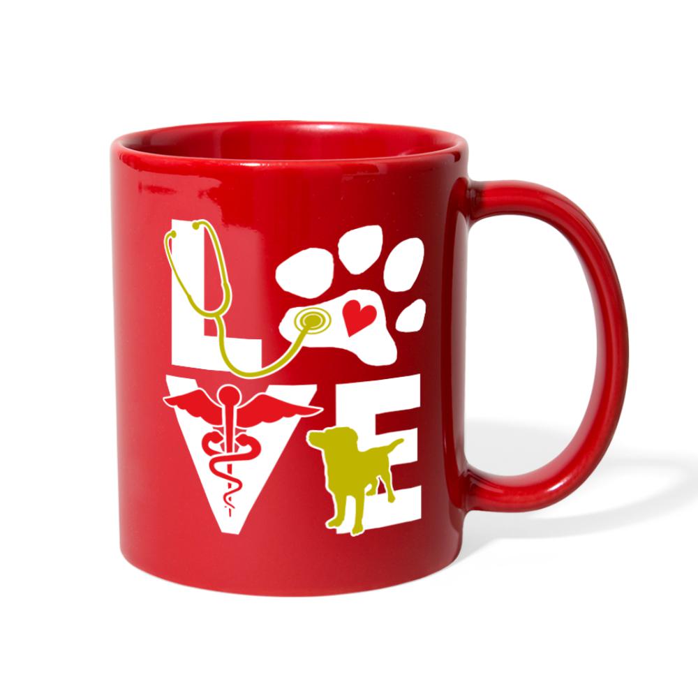Love Dog Full Color Mug-Full Color Mug | BestSub B11Q-I love Veterinary