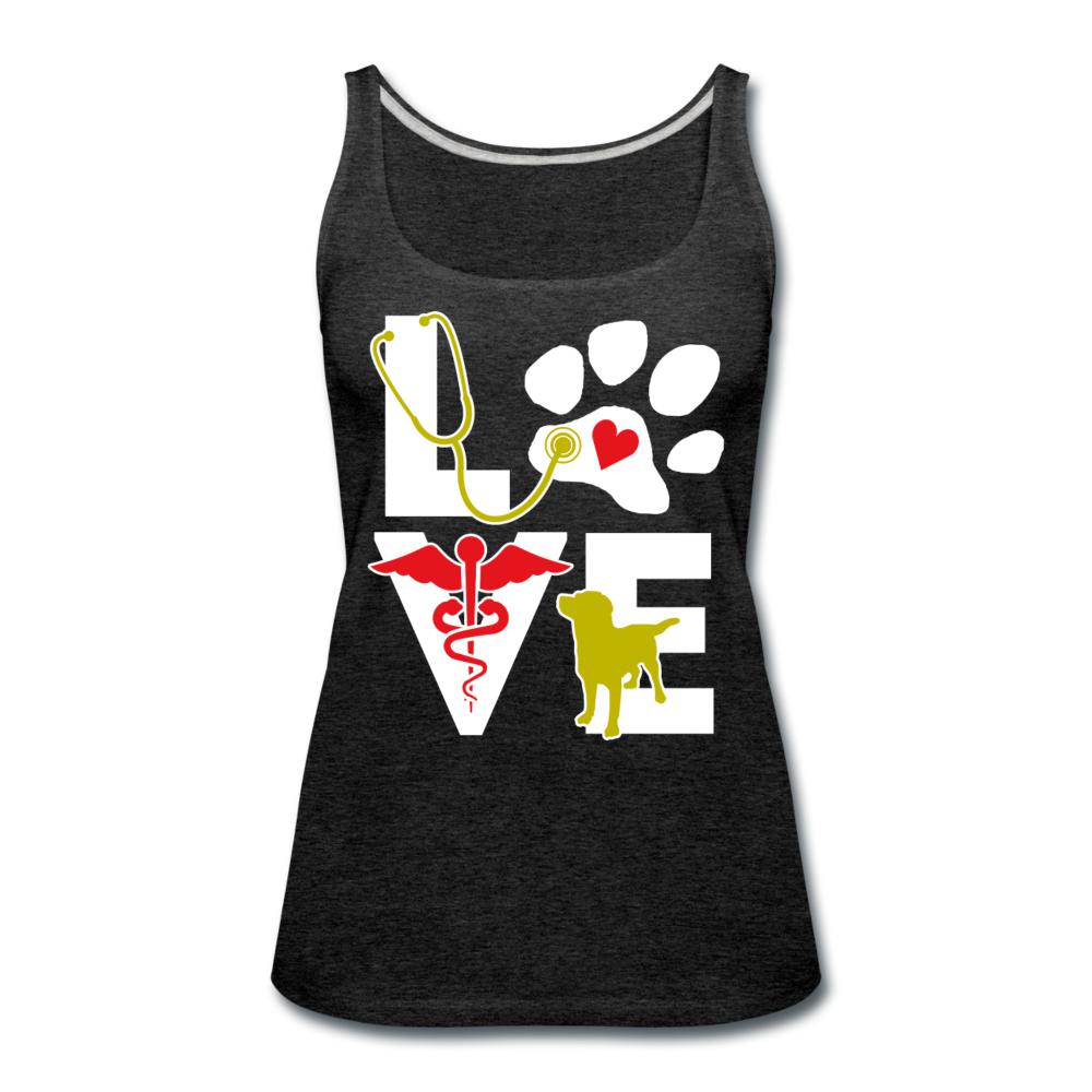 Love dog Women's Tank Top-Women’s Premium Tank Top | Spreadshirt 917-I love Veterinary