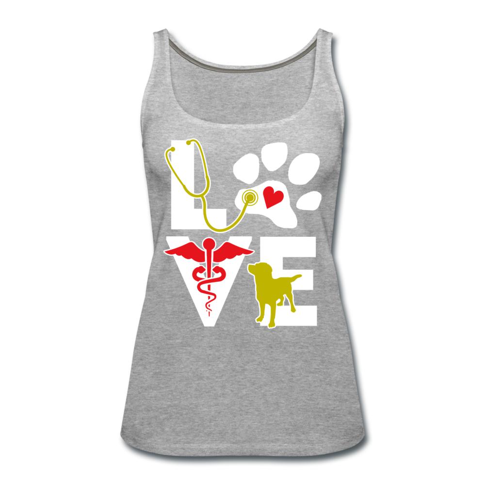 Love dog Women's Tank Top-Women’s Premium Tank Top | Spreadshirt 917-I love Veterinary