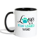 Love is four legged word Contrast Coffee Mug-Contrast Coffee Mug | BestSub B11TAA-I love Veterinary