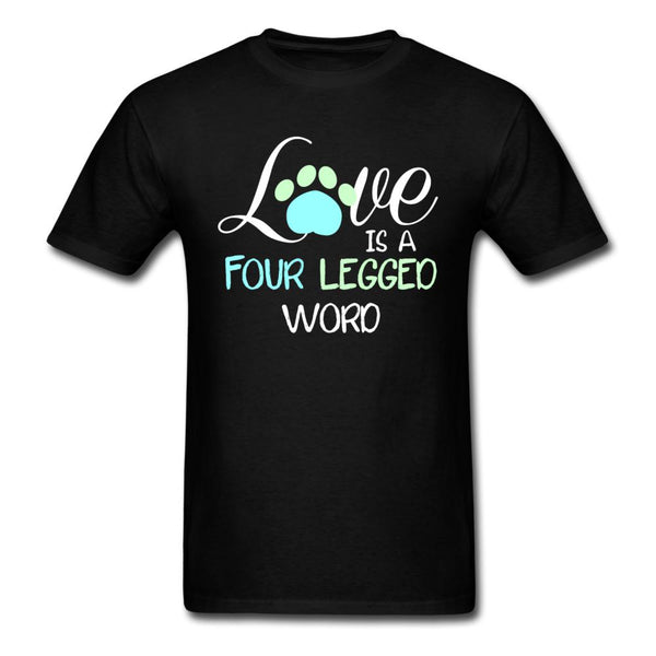 Love is four legged word Unisex T-shirt-Unisex Classic T-Shirt | Fruit of the Loom 3930-I love Veterinary