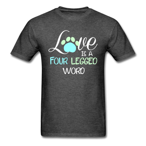 Love is four legged word Unisex T-shirt-Unisex Classic T-Shirt | Fruit of the Loom 3930-I love Veterinary