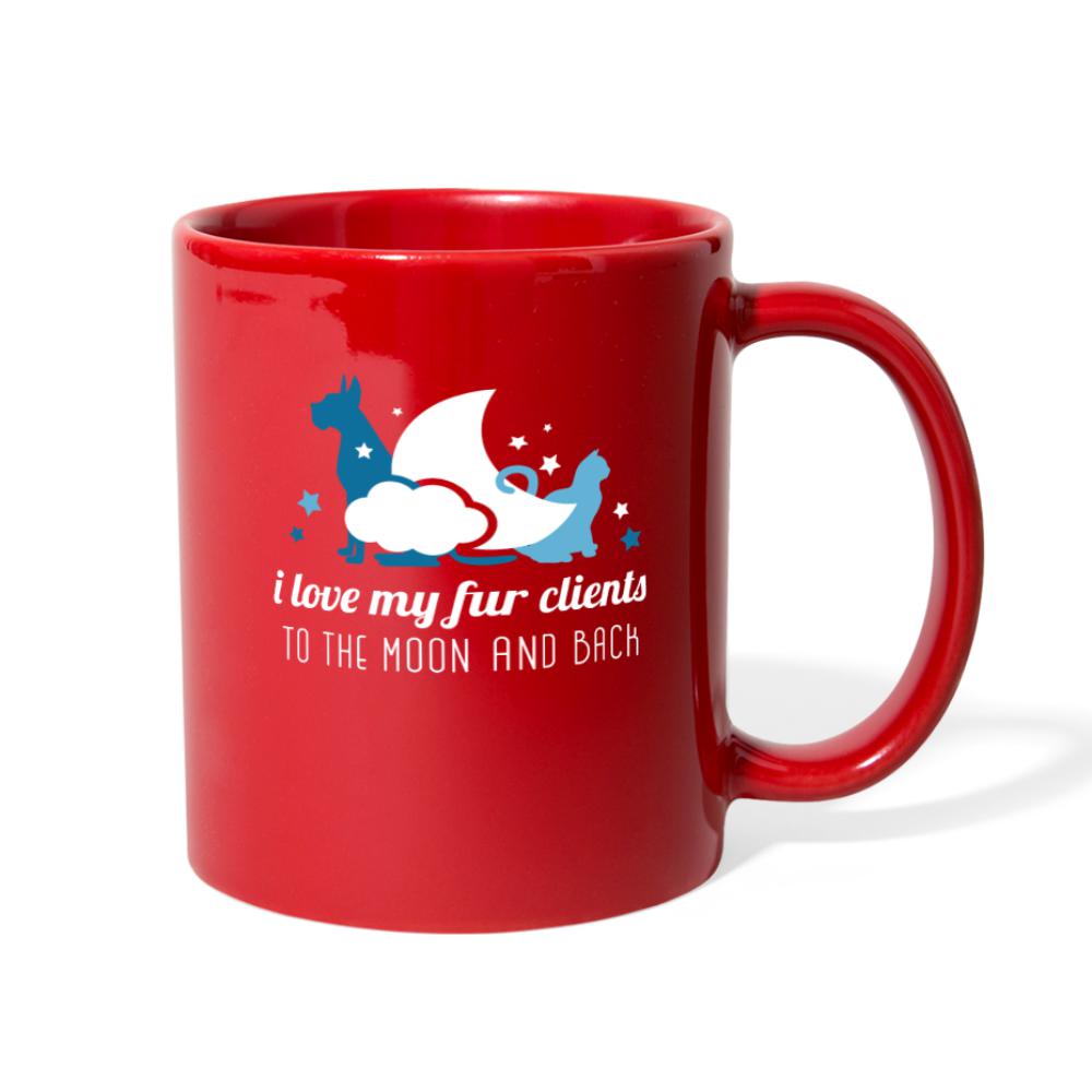 Love my fur clients to the moon and back Full Color Mug-Full Color Mug | BestSub B11Q-I love Veterinary