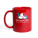 Love my fur clients to the moon and back Full Color Mug-Full Color Mug | BestSub B11Q-I love Veterinary