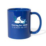 Love my fur clients to the moon and back Full Color Mug-Full Color Mug | BestSub B11Q-I love Veterinary