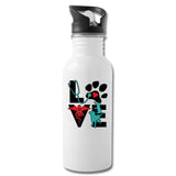 Love Veterinary Cat and dog 20oz Water Bottle-Water Bottle | BestSub BLH1-2-I love Veterinary