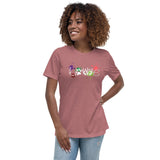 LOVE Veterinary Medicine Women's Relaxed T-shirt-Women's Relaxed T-shirt | Bella + Canvas 6400-I love Veterinary