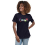 LOVE Veterinary Medicine Women's Relaxed T-shirt-Women's Relaxed T-shirt | Bella + Canvas 6400-I love Veterinary