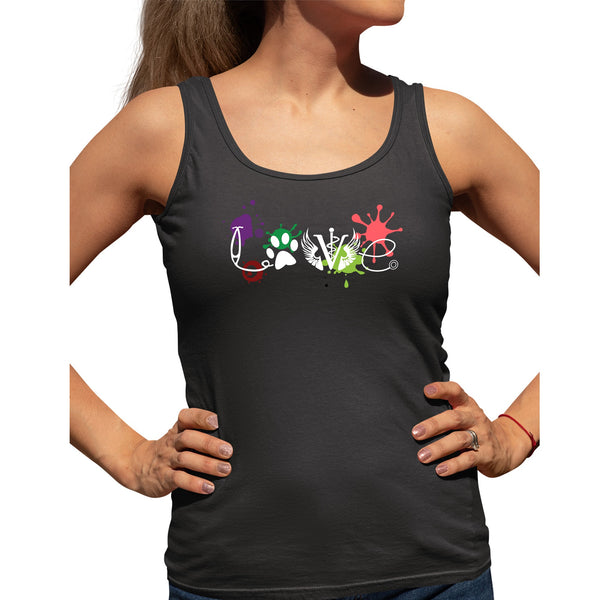 LOVE Veterinary Medicine Women's Tank Top-Women’s Premium Tank Top | Spreadshirt 917-I love Veterinary