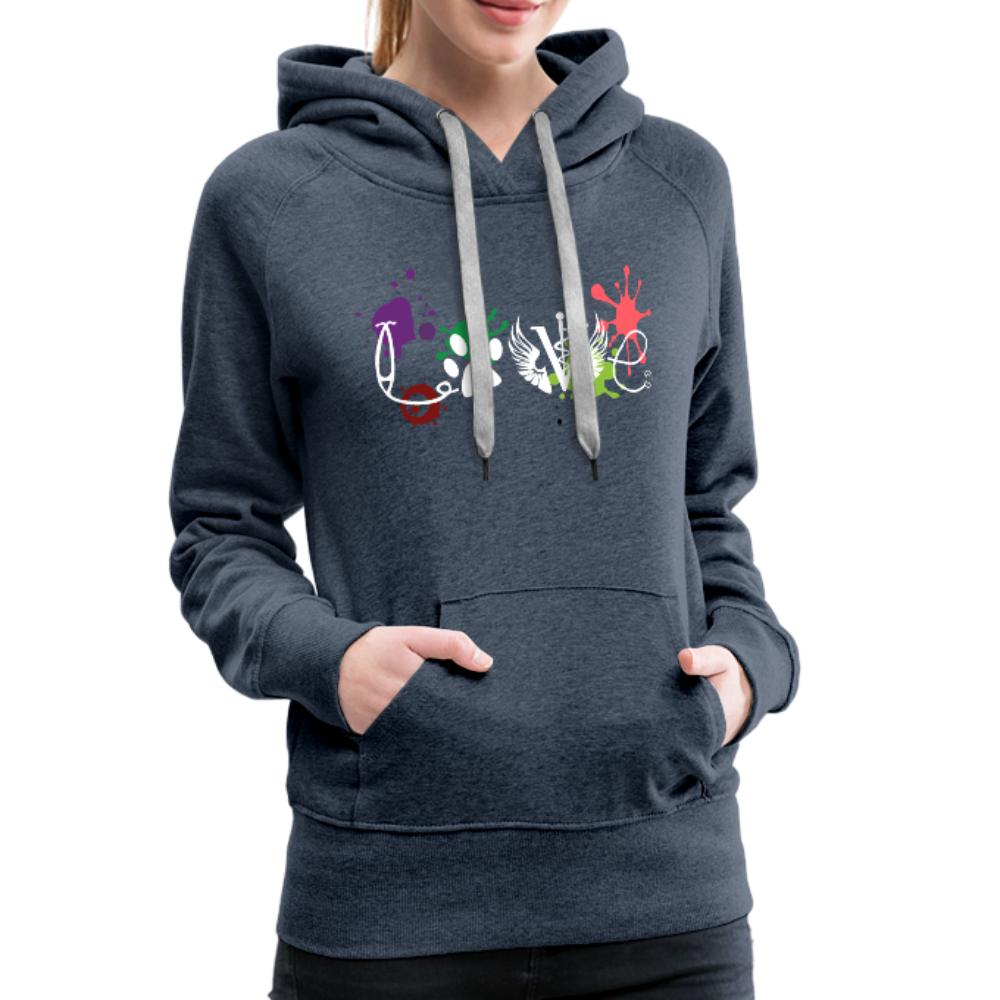 Love Veterinary Women’s Premium Hoodie-Women’s Premium Hoodie | Spreadshirt 444-I love Veterinary