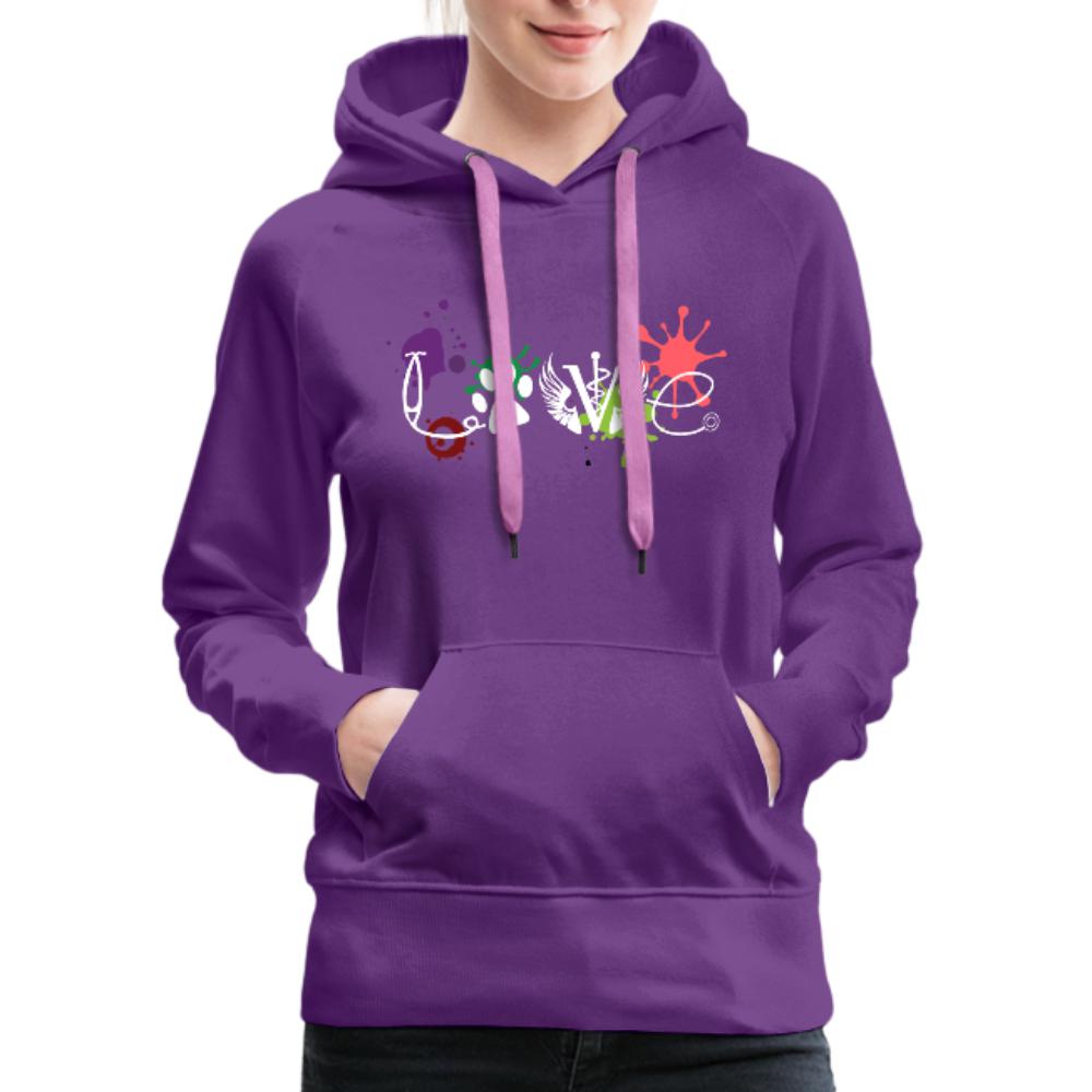 Love Veterinary Women’s Premium Hoodie-Women’s Premium Hoodie | Spreadshirt 444-I love Veterinary