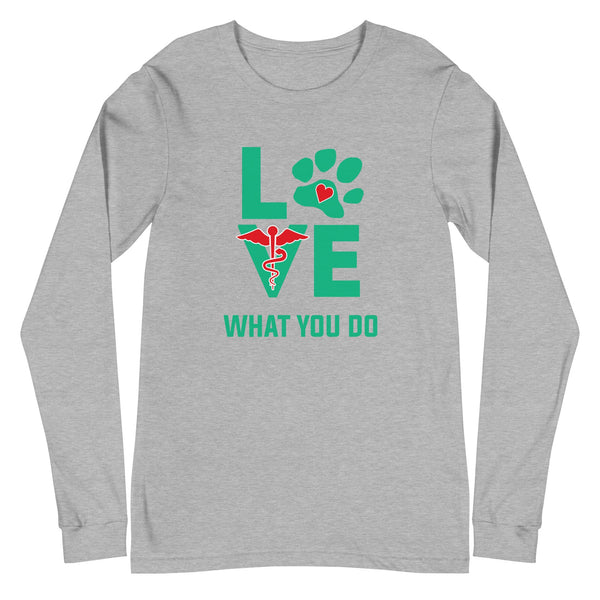 Love what you do Unisex Premium Long Sleeve T-Shirt-I love Veterinary