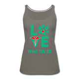 Love what you do Women's Tank Top-Women’s Premium Tank Top | Spreadshirt 917-I love Veterinary