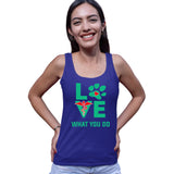 Love what you do Women's Tank Top-Women’s Premium Tank Top | Spreadshirt 917-I love Veterinary