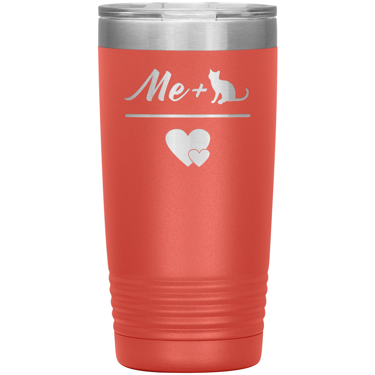 Me + Cat 20oz Vacuum Tumbler-Tumblers-I love Veterinary