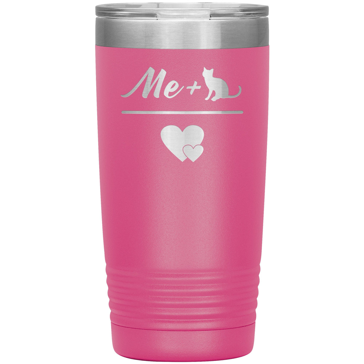 Me + Cat 20oz Vacuum Tumbler-Tumblers-I love Veterinary
