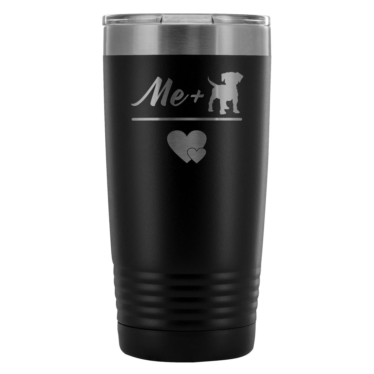 Me + Dogs = Love 20oz Vacuum Tumbler-Tumblers-I love Veterinary