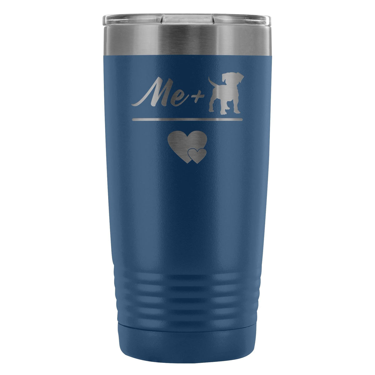 Me + Dogs = Love 20oz Vacuum Tumbler-Tumblers-I love Veterinary