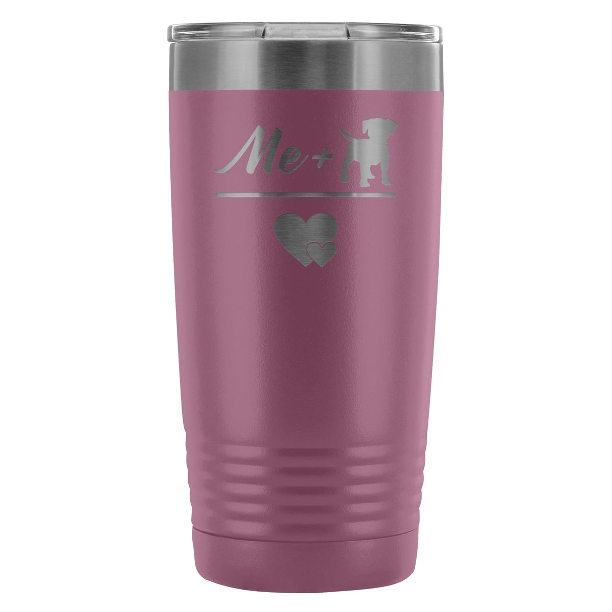 Me + Dogs = Love 20oz Vacuum Tumbler-Tumblers-I love Veterinary