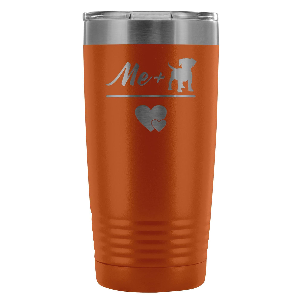 Me + Dogs = Love 20oz Vacuum Tumbler-Tumblers-I love Veterinary