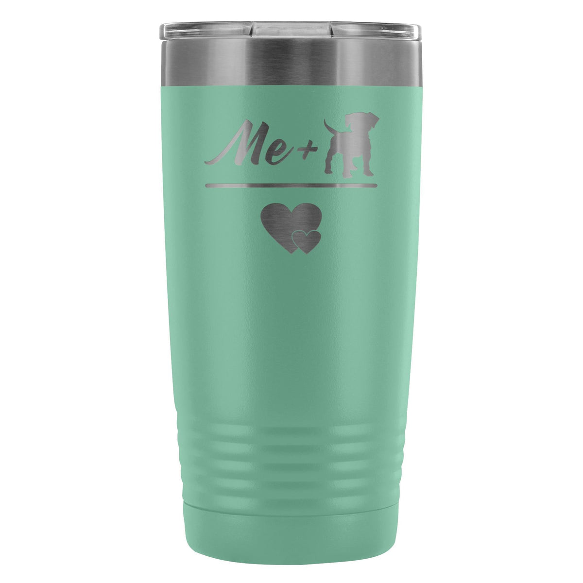 Me + Dogs = Love 20oz Vacuum Tumbler-Tumblers-I love Veterinary