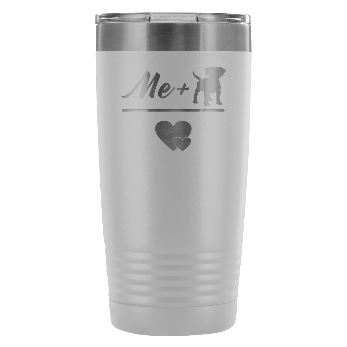 Me + Dogs = Love 20oz Vacuum Tumbler-Tumblers-I love Veterinary