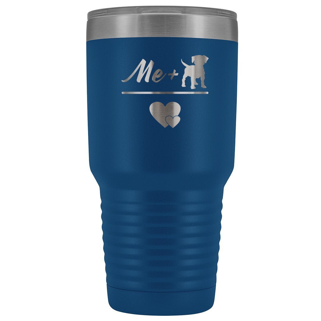Me + Dogs = Love 30oz Vacuum Tumbler-Tumblers-I love Veterinary