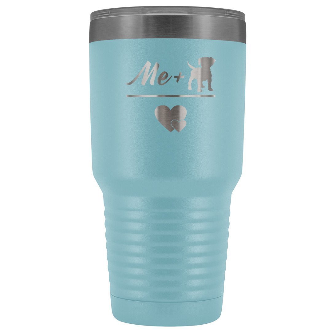 Me + Dogs = Love 30oz Vacuum Tumbler-Tumblers-I love Veterinary