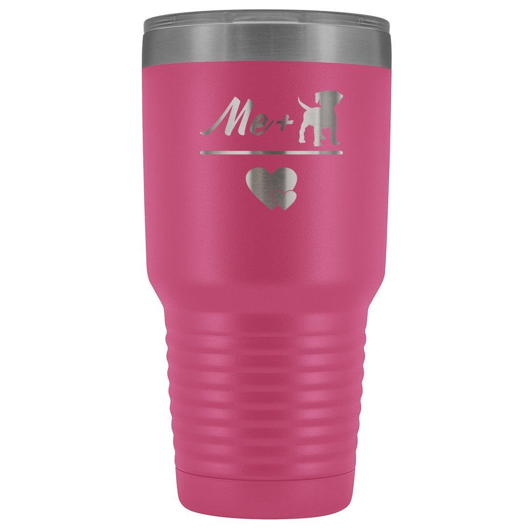 Me + Dogs = Love 30oz Vacuum Tumbler-Tumblers-I love Veterinary