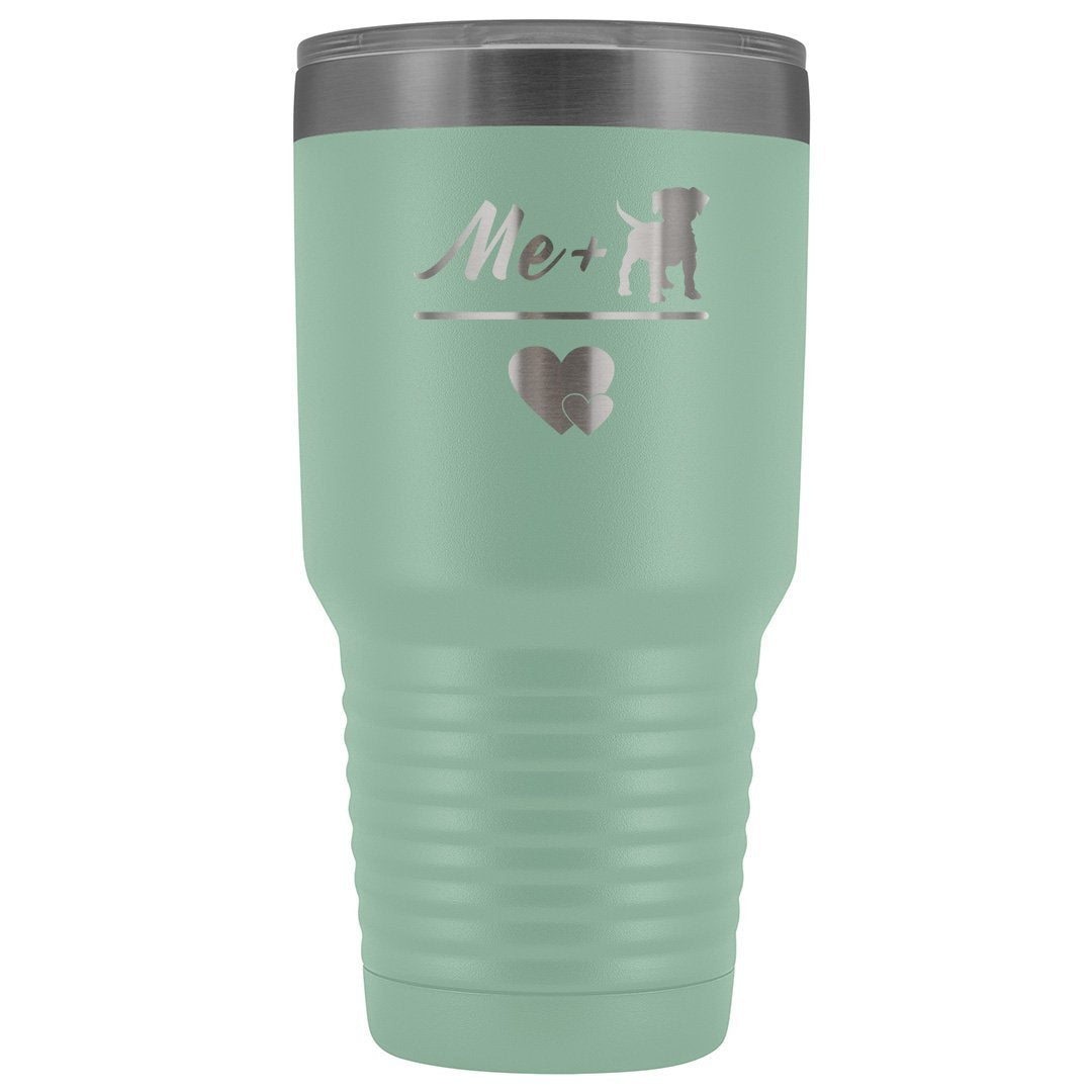 Me + Dogs = Love 30oz Vacuum Tumbler-Tumblers-I love Veterinary