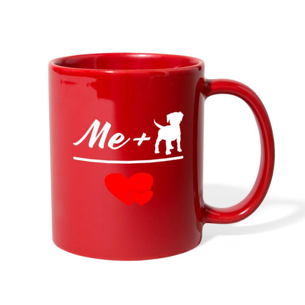 Me + Dogs = LOVE Full Color Mug-Full Color Mug | BestSub B11Q-I love Veterinary