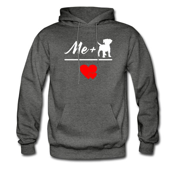 Me + Dogs = Love Unisex Hoodie-Men's Hoodie | Hanes P170-I love Veterinary