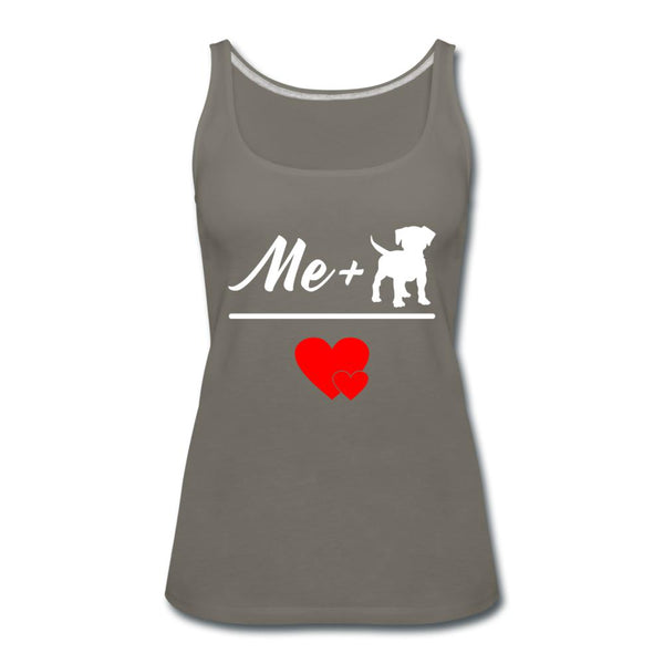 Me + Dogs = Love Women's Tank Top-Women’s Premium Tank Top | Spreadshirt 917-I love Veterinary