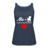 Me + Dogs = Love Women's Tank Top-Women’s Premium Tank Top | Spreadshirt 917-I love Veterinary