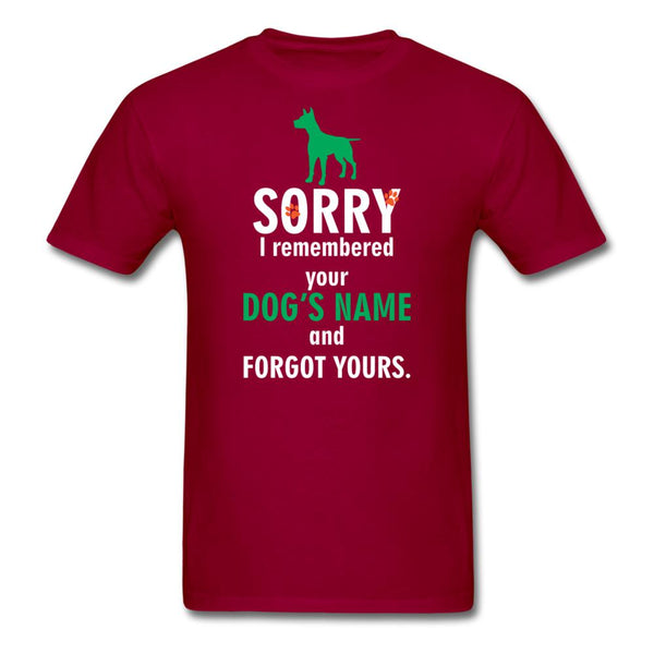 I remembered your dogs name Unisex T-shirt-Unisex Classic T-Shirt | Fruit of the Loom 3930-I love Veterinary